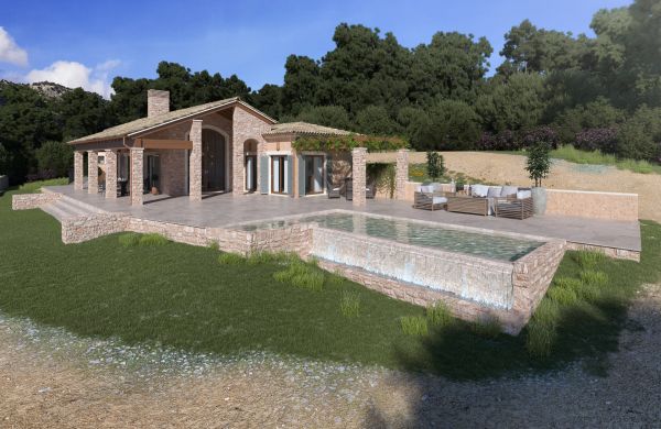 Finally license has been granted to build a spectacular house for sale in Puerto Alcudia