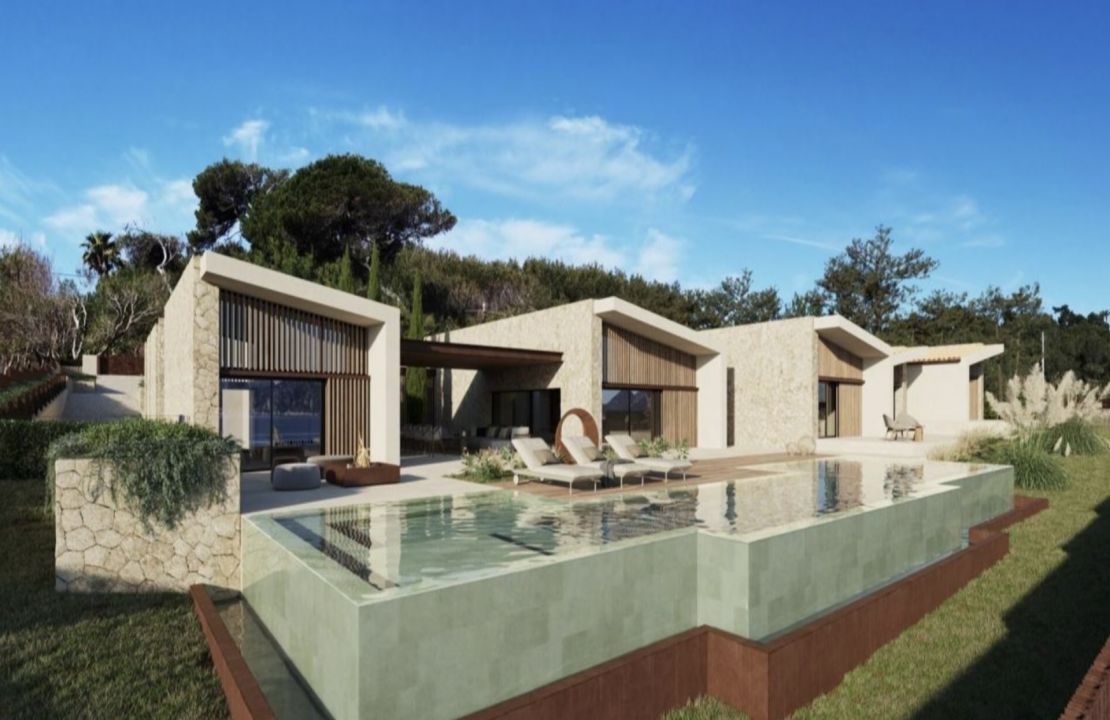 Project beachfront luxury villa Mallorca, Alcudia Mal Pas for sale