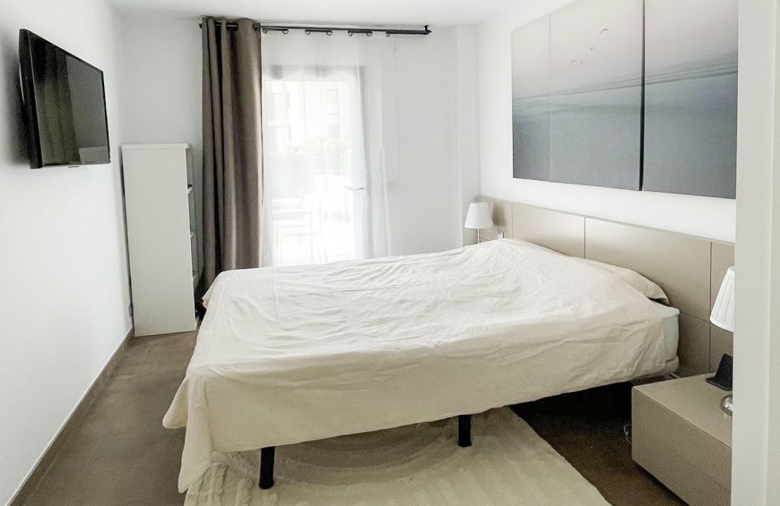 Apartamento en Puerto Pollensa en la zona de Bellresguard con jardín privado y piscina comunitaria