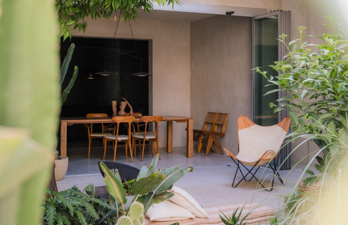 Designerhaus in Sa Pobla mit kleinem Pool, Garage und Gästeunterkunft