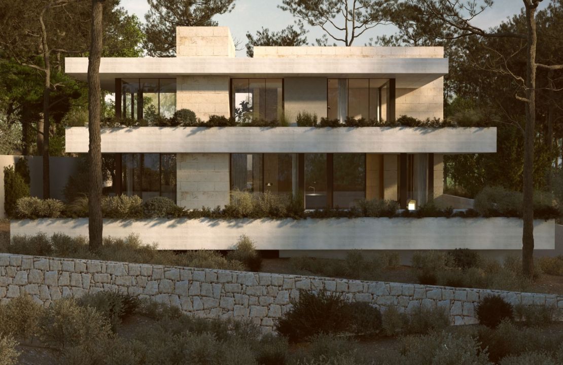 Plot with project and licence for 2 3-bedroom luxury villas in Crestatx, Mallorca