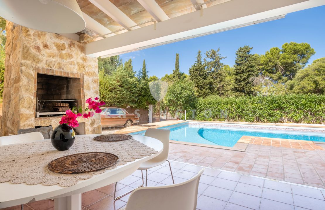 Encantadora villa mediterránea en Bonaire Alcudia con piscina en venta