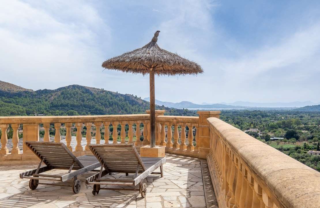 Unique Villa in the exclusive area of La Font, Pollensa with stunning views over the valley!