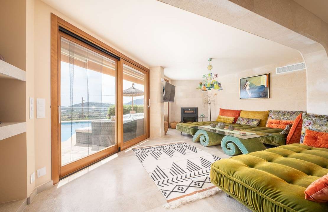 Unique Villa in the exclusive area of La Font, Pollensa with stunning views over the valley!