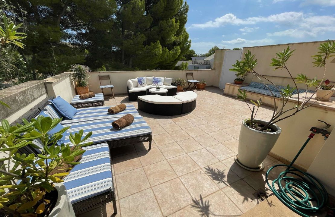 Penthouse in Puerto Pollensa Mallorca in second sea line for sale