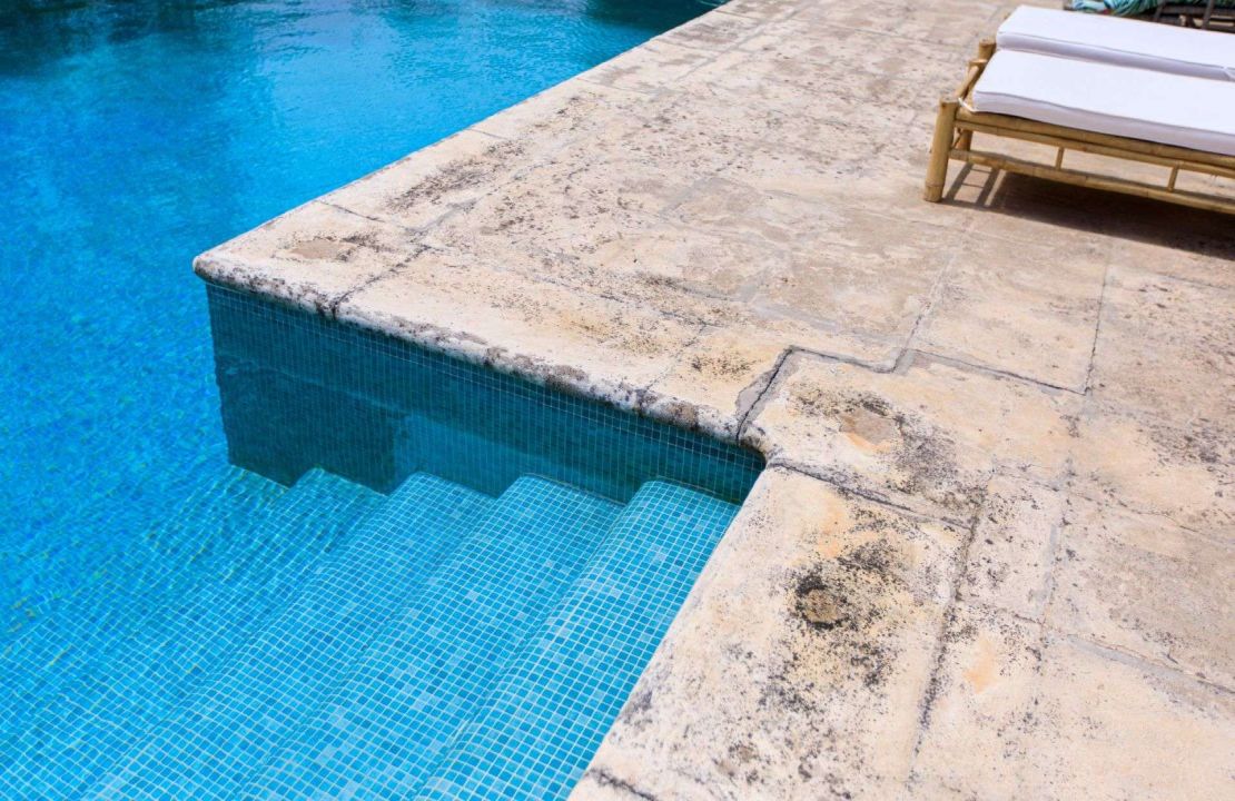 Traditional-style finca home with guest cottage and pool for sale