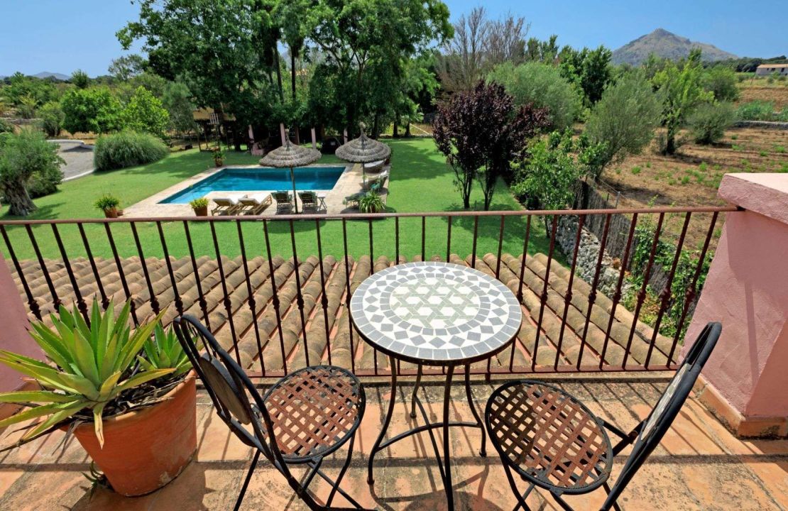 Traditional-style finca home with guest cottage and pool for sale