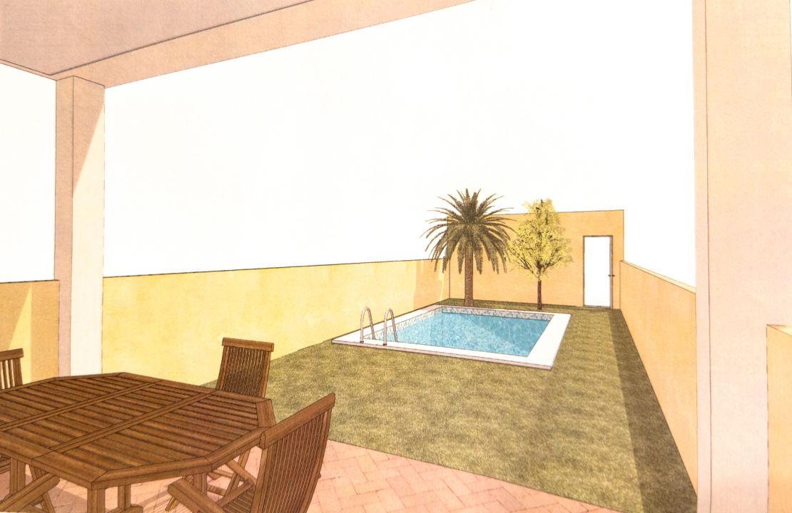 Building plot with garage for sale in Sa Pobla, Mallorca