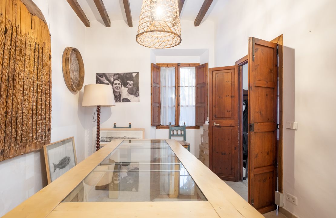 For sale charming village house with lots of potential in Pollensa