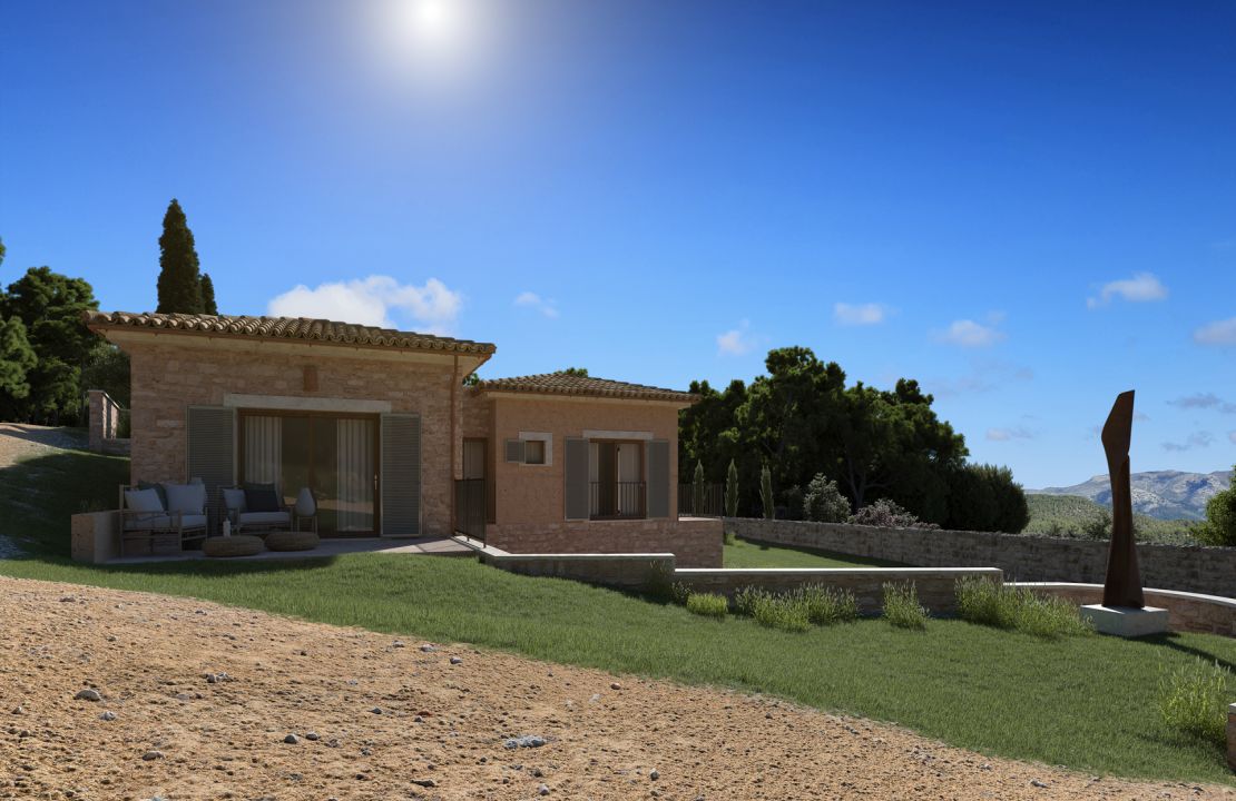 Finally license has been granted to build a spectacular house for sale in Puerto Alcudia