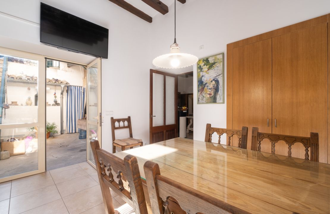 For sale charming village house with lots of potential in Pollensa