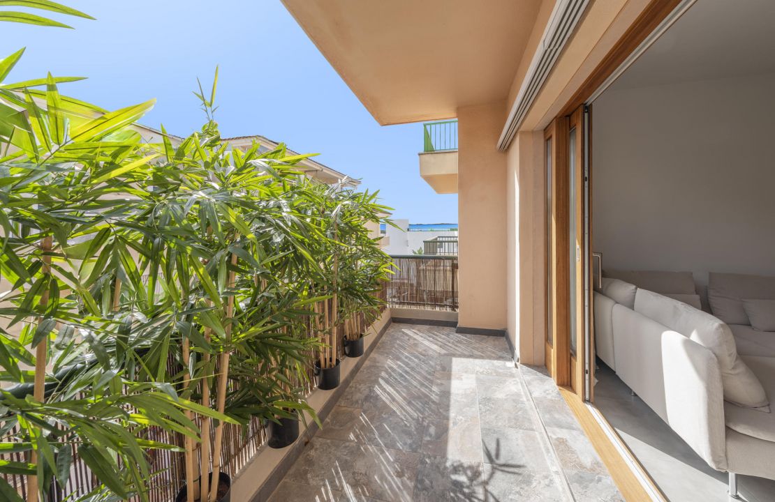 Modern renovated apartment in Puerto Alcudia Mallorca second line to the beach for sale