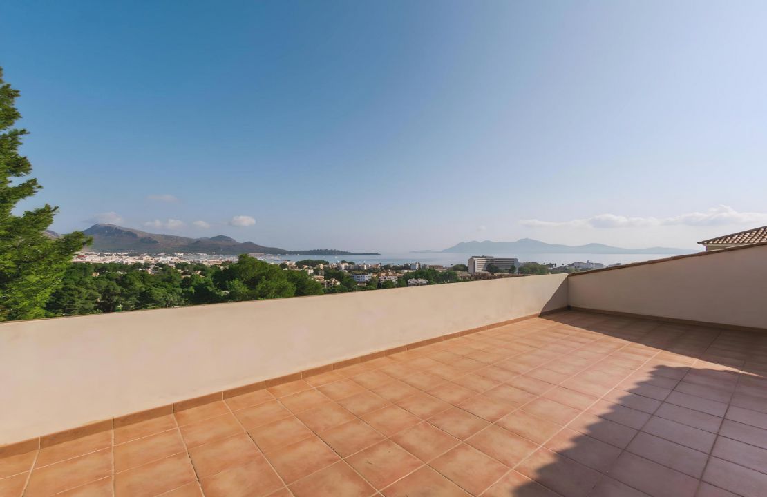 Villa mit Panoramaaussicht in Puerto Pollensa, Mallorca – Zum Verkauf