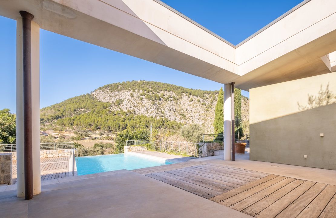 Impresionante finca de lujo en alquiler ubicada en medio de un olivar en las afueras de Pollensa