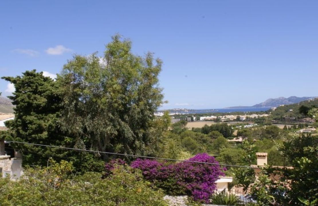 Puerto Pollensa plot of land in El Vila with panaramic views for sale