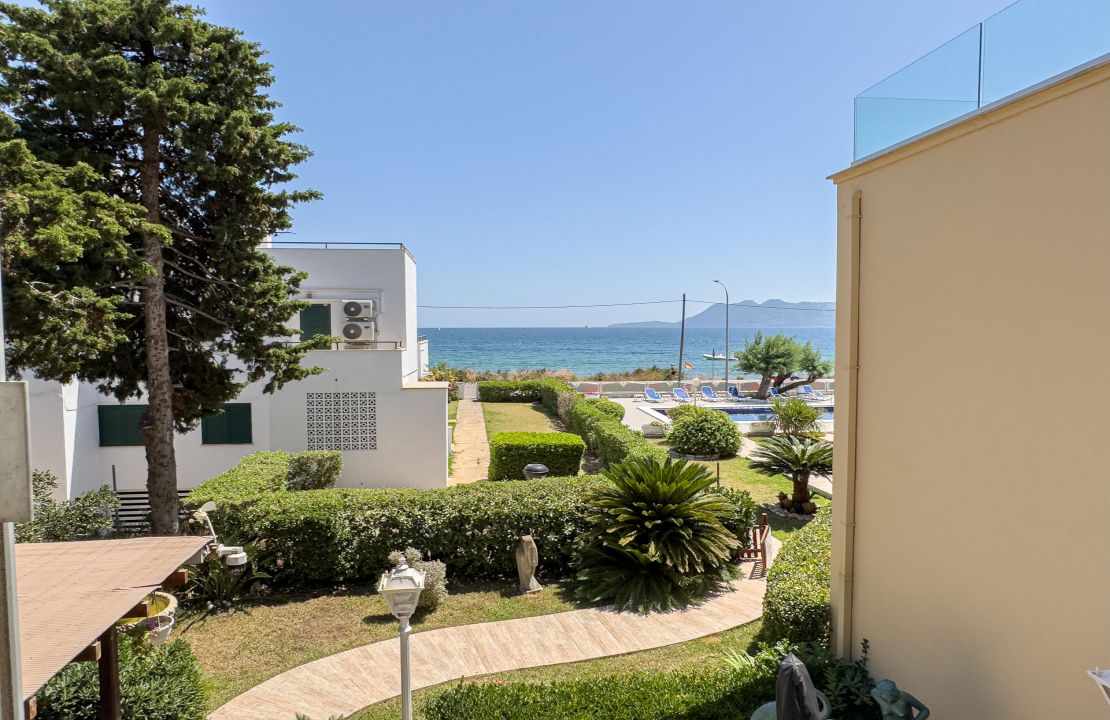 Wohnung zur Miete in llenaire Port Pollensa mit Pool Garage und Abstellraum