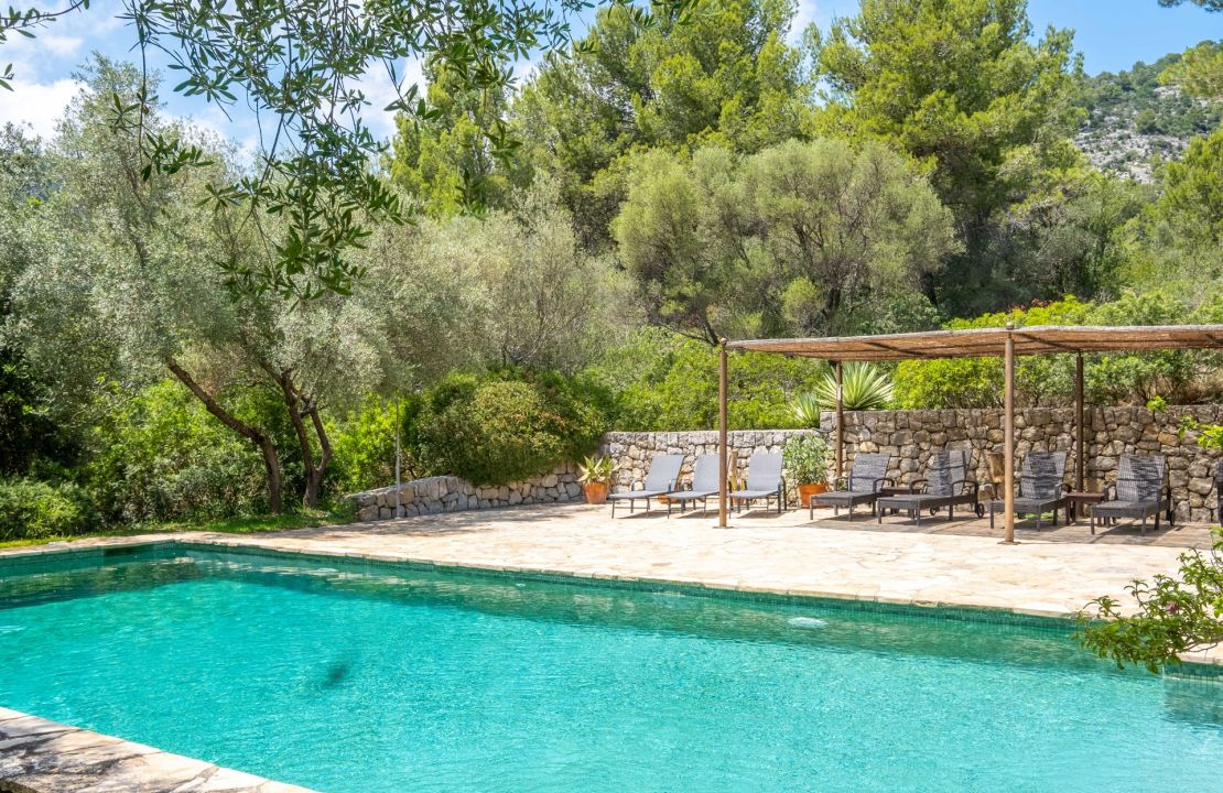 Exquisita propiedad del campo Mallorca Pollensa en alquiler de larga estancia