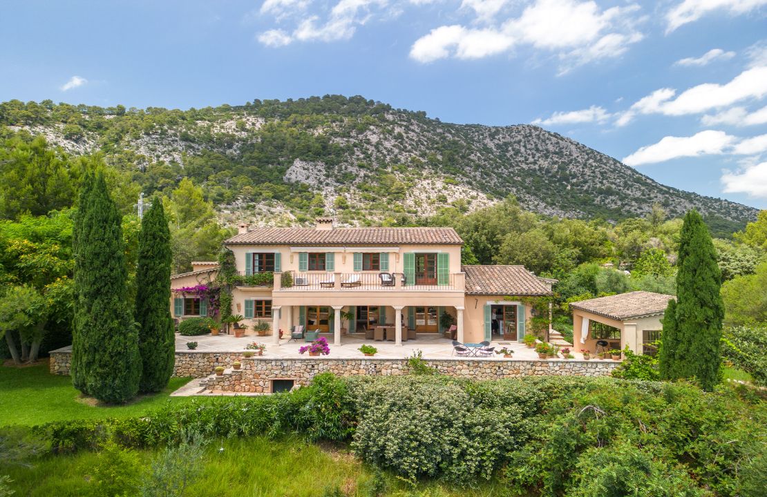 Exquisita propiedad del campo Mallorca Pollensa en alquiler de larga estancia