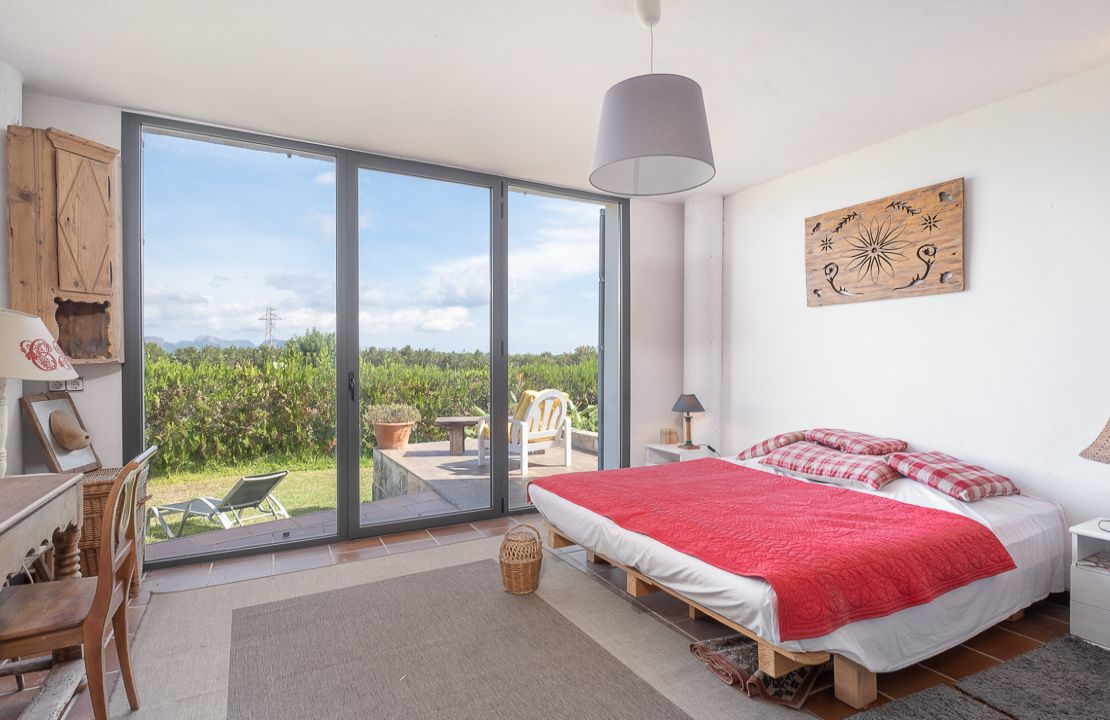 Landleben pur - Finca mit traumhafter Aussicht zwischen Alcudia und Pollensa mit Meerblick und Pool