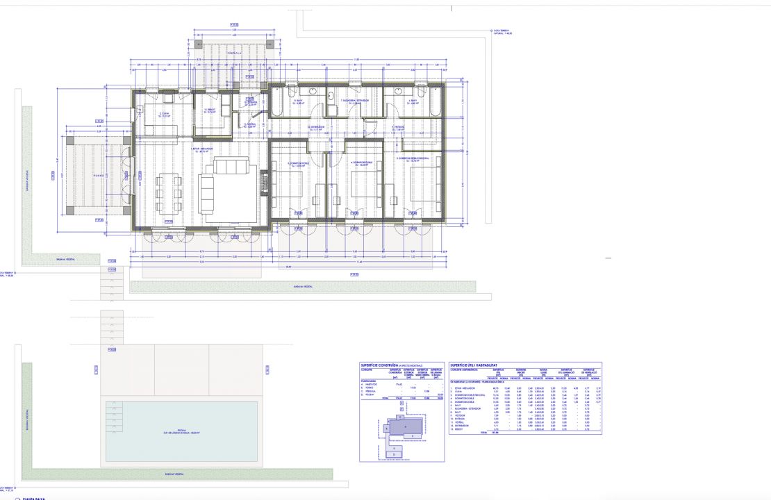 Terreno edificable en el campo de Campanet en venta con licencia en vigor para empezar el proyecto