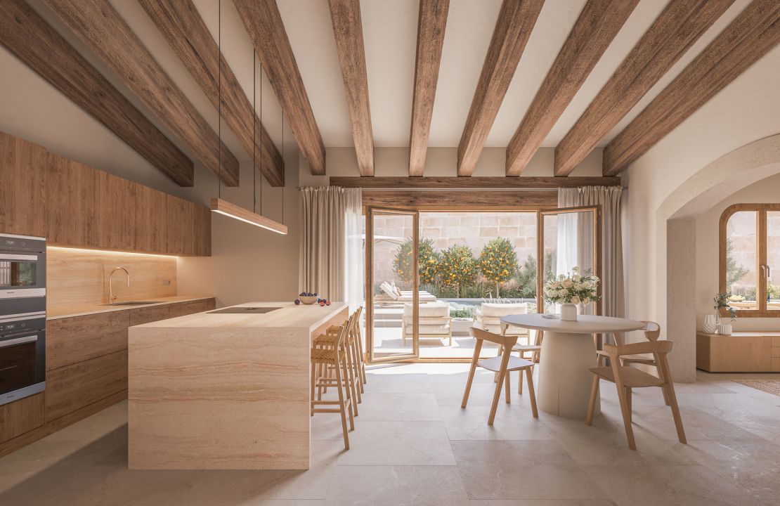 Casa de pueblo en renovación en venta en Muro, Mallorca con piscina y garaje