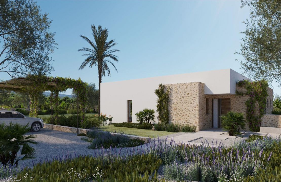 New Country Home Project Santa Margalida Mallorca with Pool and Views