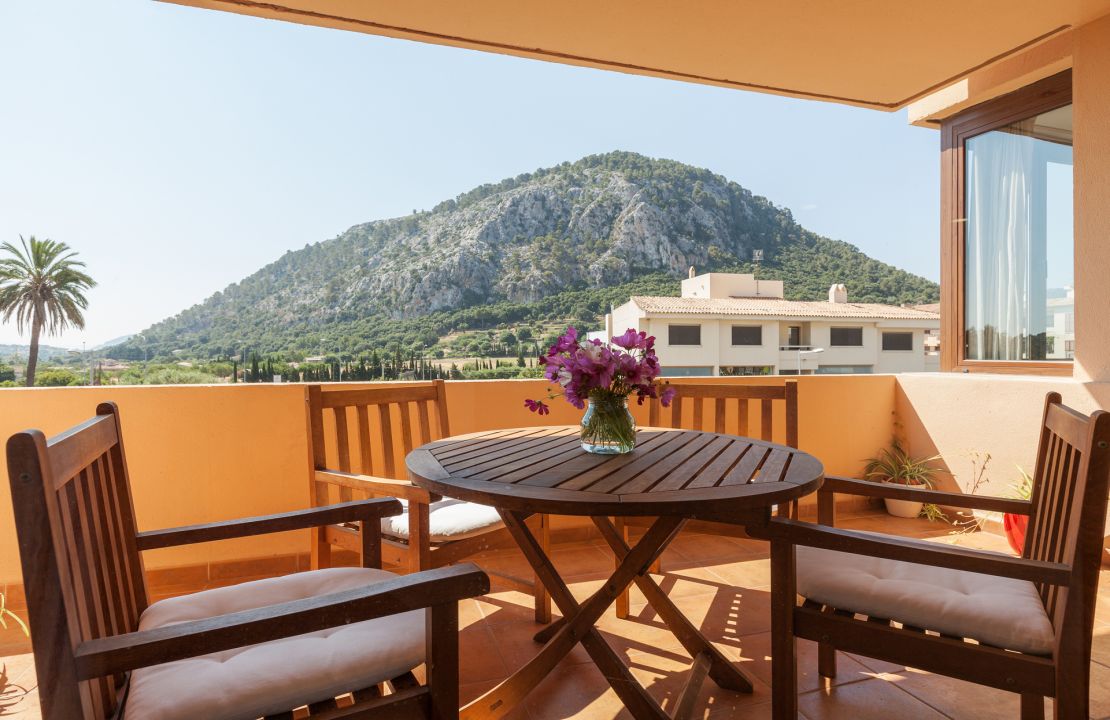 apartamento en Pollensa Mallorca de dos dormitorios en alquiler