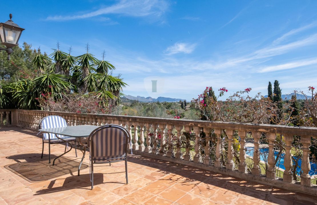 Exclusive Country Estate Pollensa Mallorca with Private Pool, Mature Garden and Stunning Views