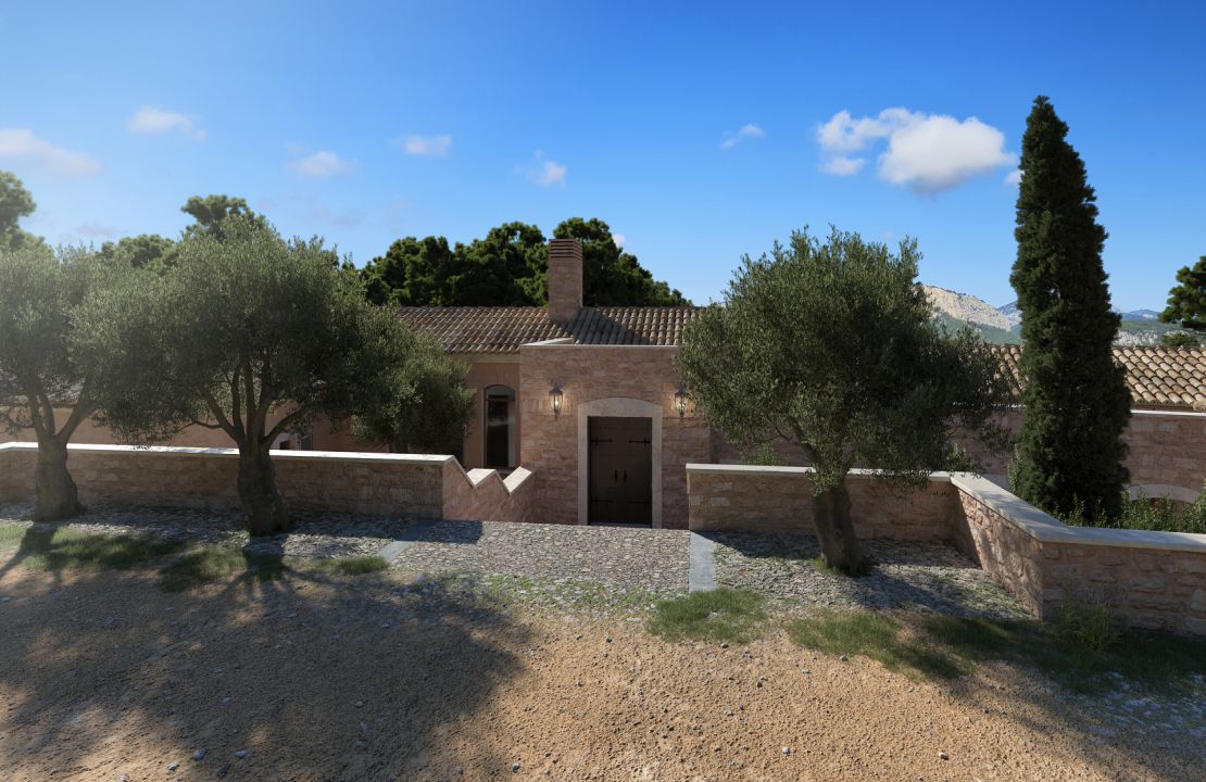 Finally license has been granted to build a spectacular house for sale in Puerto Alcudia