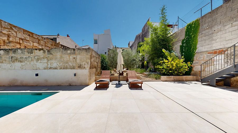 Townhouse Sa Pobla with large garden and pool